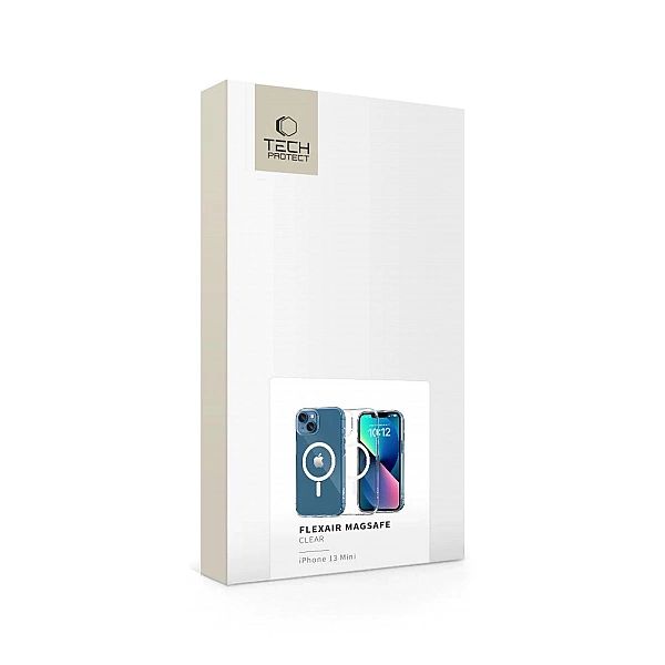 Etui Tech-Protect FlexAir MagSafe na iPhone 13 Mini - przezroczyste