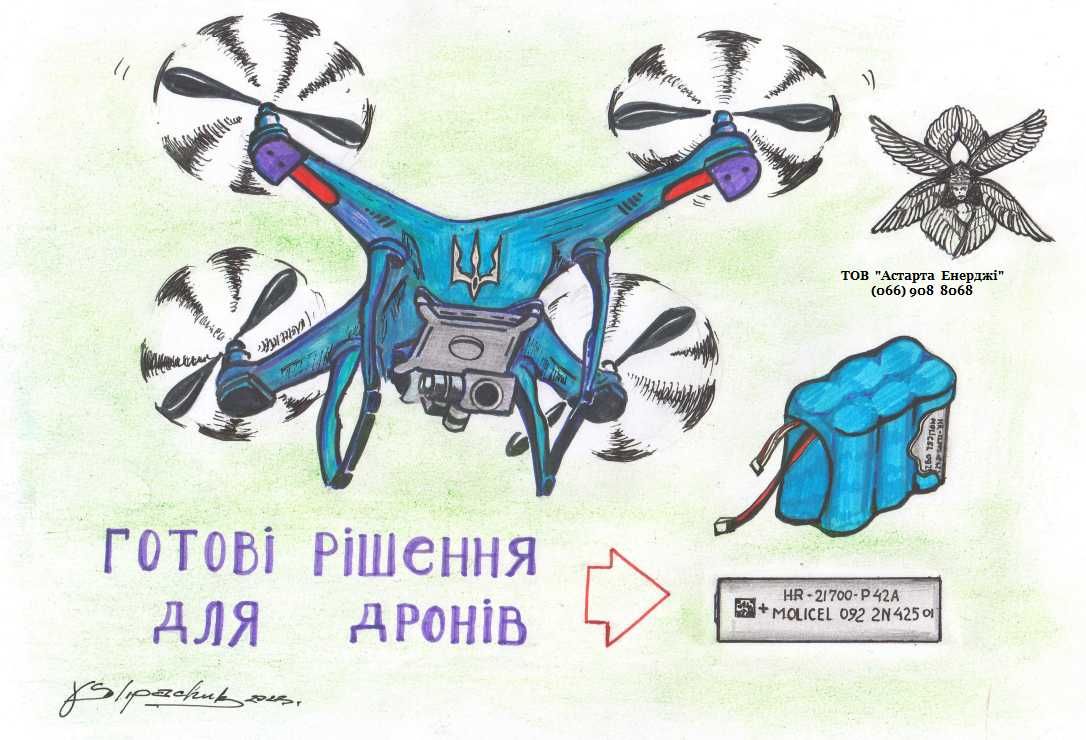 акумулятори   molicel 45А    21700