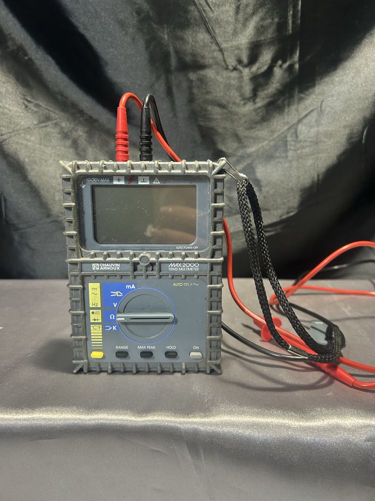 Miernik CHAUVIN ARNOUX MAX 2000 Trms Multimeter – Made in France
