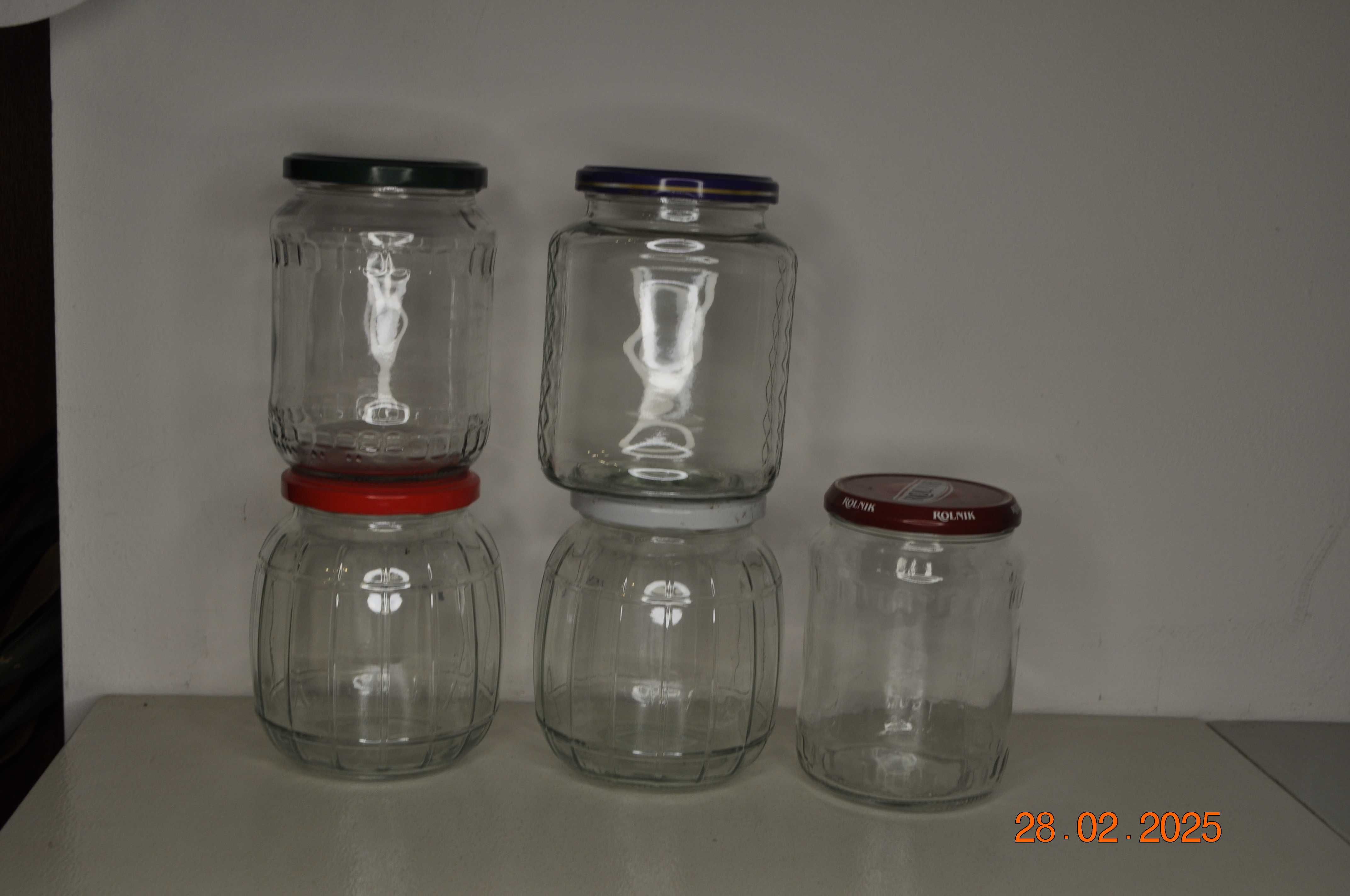 Słoiki słoik z nakrętką 720ml i 540ml 475ml - 50 SZTUK