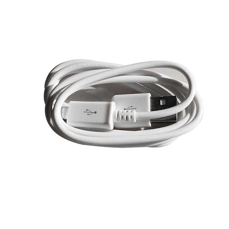 Cabo microUSB 1m ficha longa 8mm