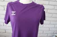 Koszulka sportowa damska t-shirt Hummel fiolet M