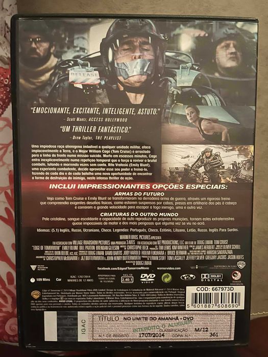 No Limite do Amanhã [Edge of Tomorrow] - Tom Cruise