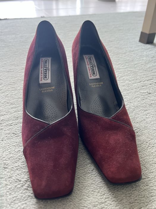 Sapatos de veludo