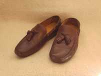 Mokasyny, półbuty męskie skórzane Massimo Dutti