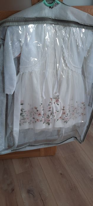 Sukienka komplecik roz 116-122 z bucikami IDEALNY ŚLICZNY TIUL buty 32