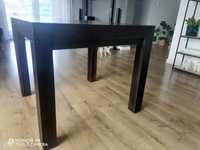 Drewniany stół modułowy. 90/90 + 3 wkładki  venge Dł od 90 cm do  264