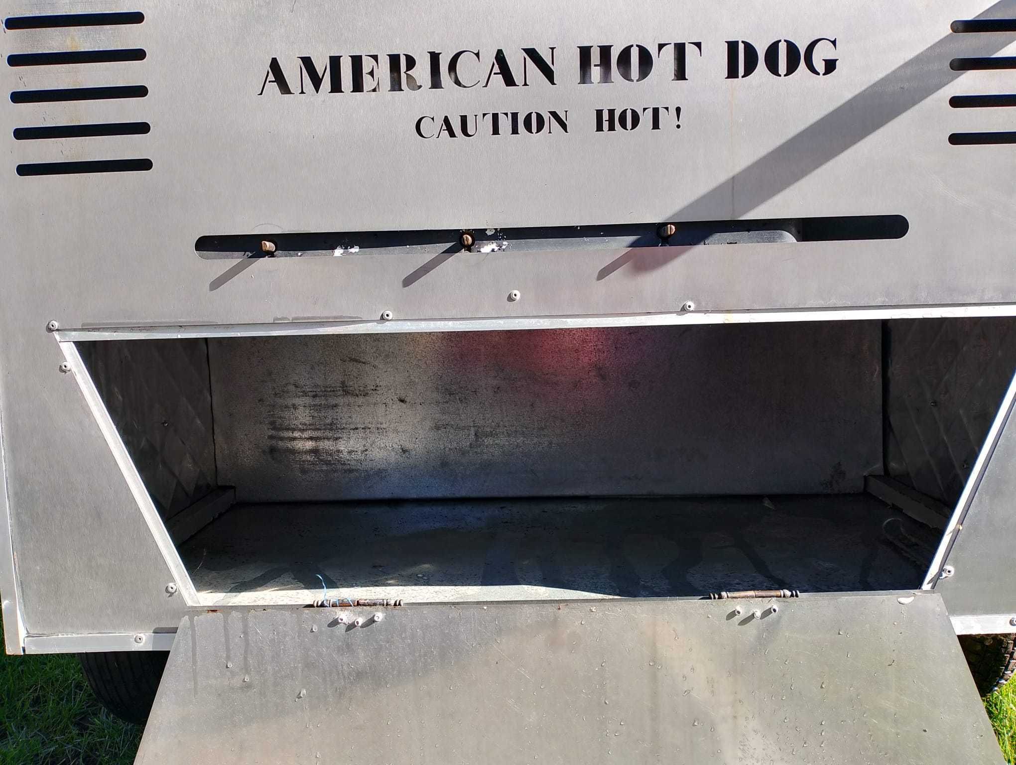 Wózek mobilny amerykański hot-dog