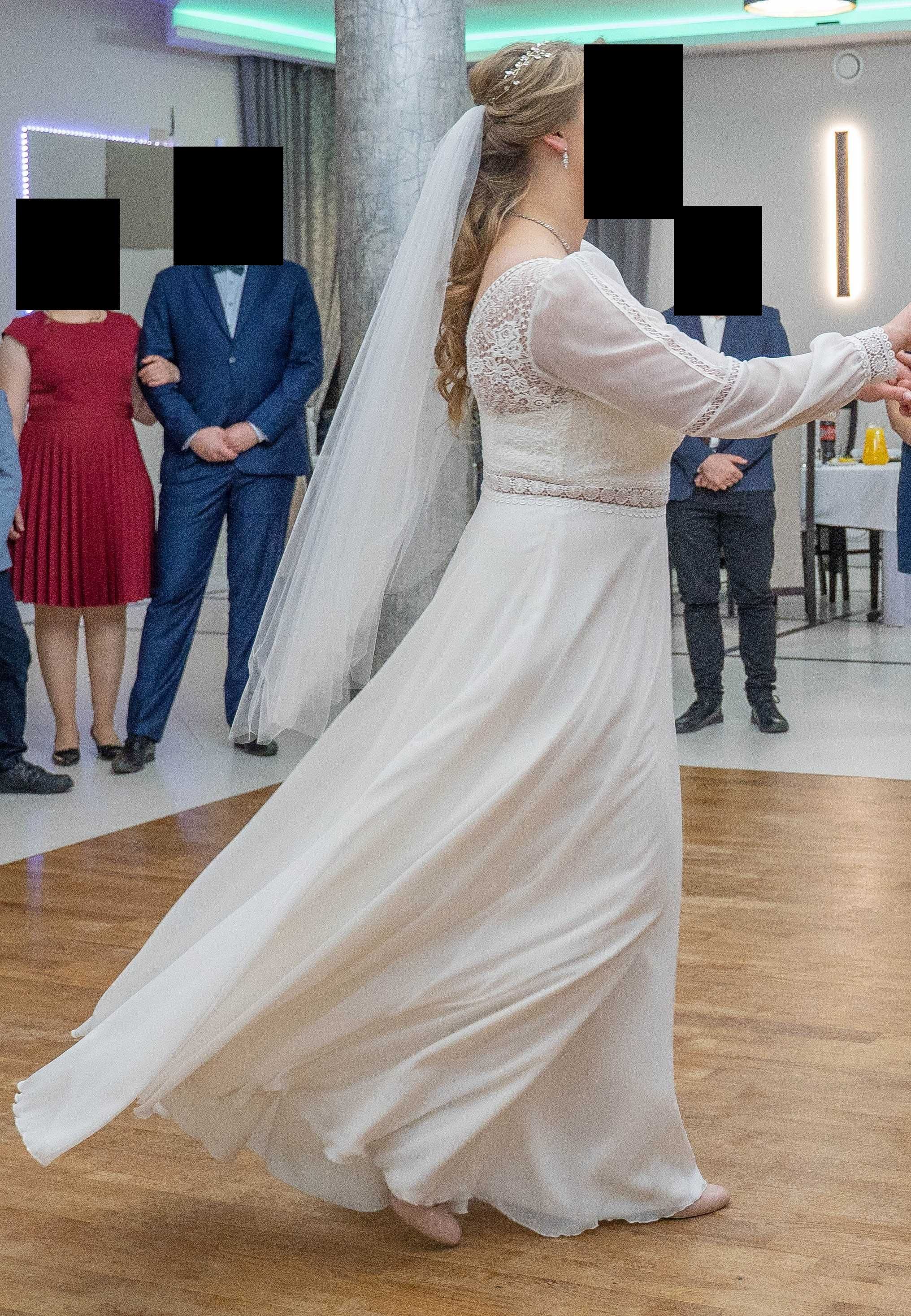 Suknia ślubna Layla z salonu Dama Couture, rozmiar 42/44