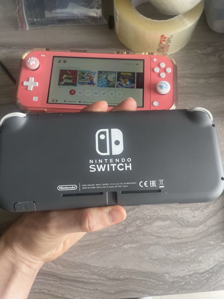 Nintendo switch lite  з іграми