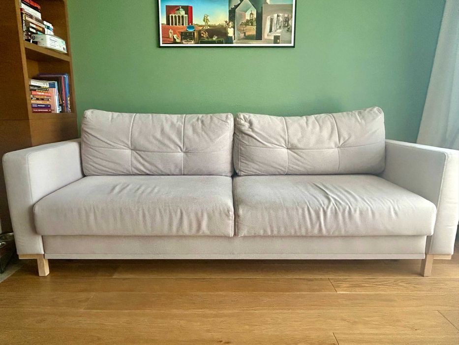 Sofa trzyosobowa Meble Agata – z funkcją spania i pojemnikiem