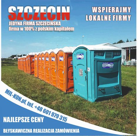 Toalety przenośne Szczecin PHU MIL-KON nr 1 w Szczecinie