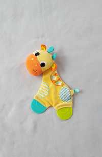 Bright Starts pluszowa zabawka żyrafa z gryzakiem