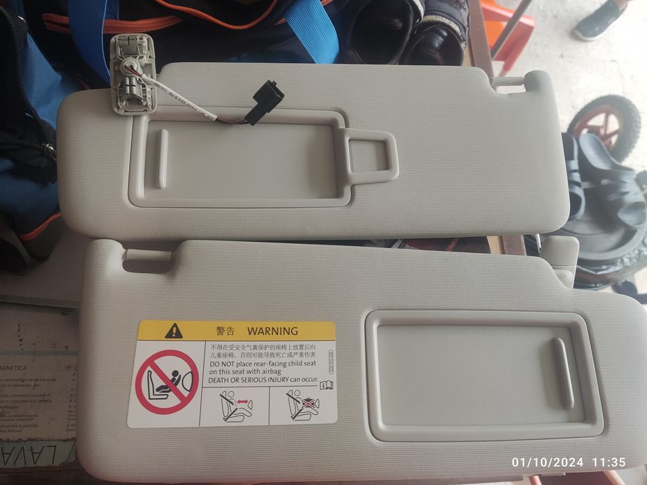 VW Palas do sol conjunto