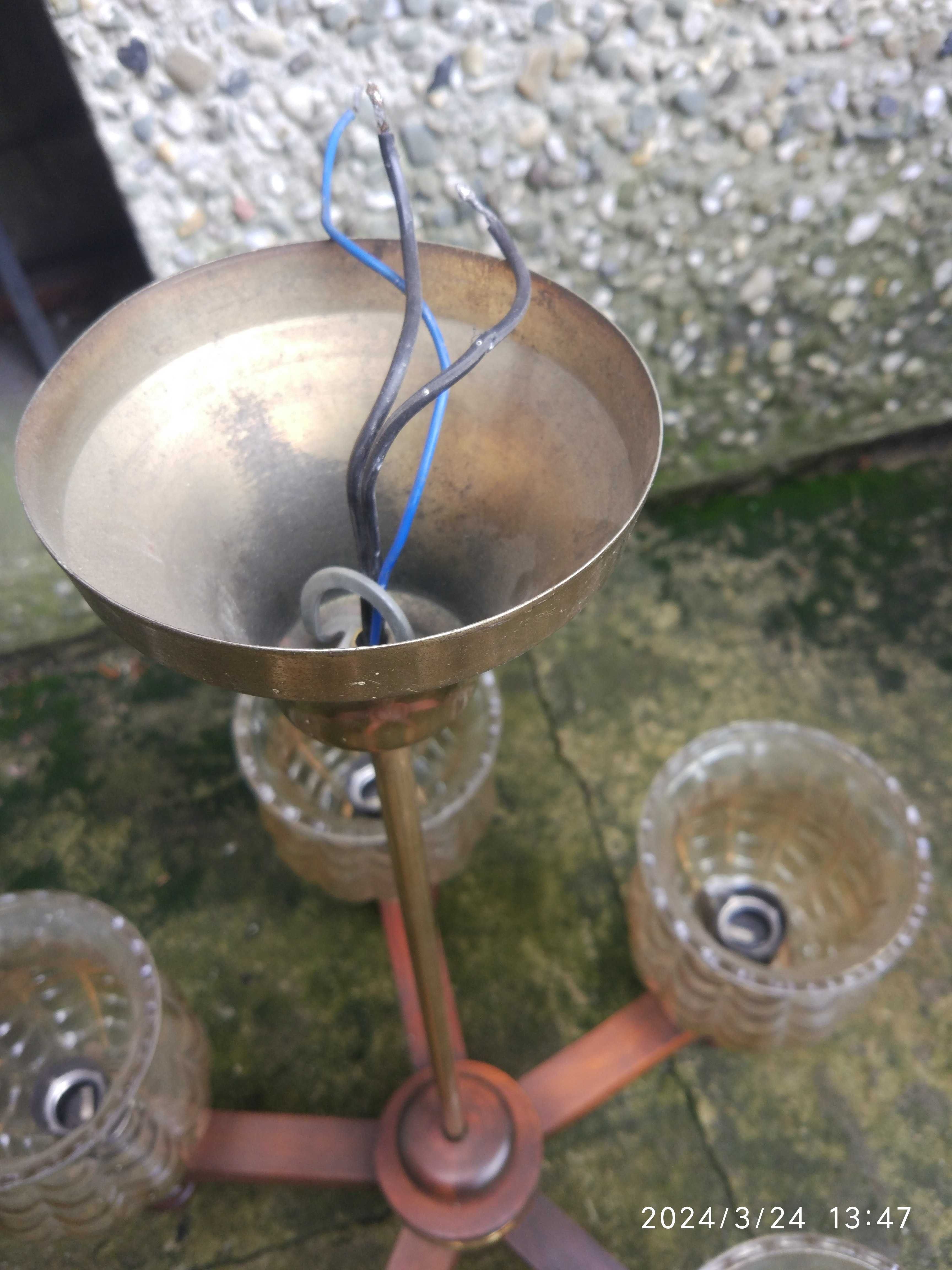 Lampa sufitowa prl