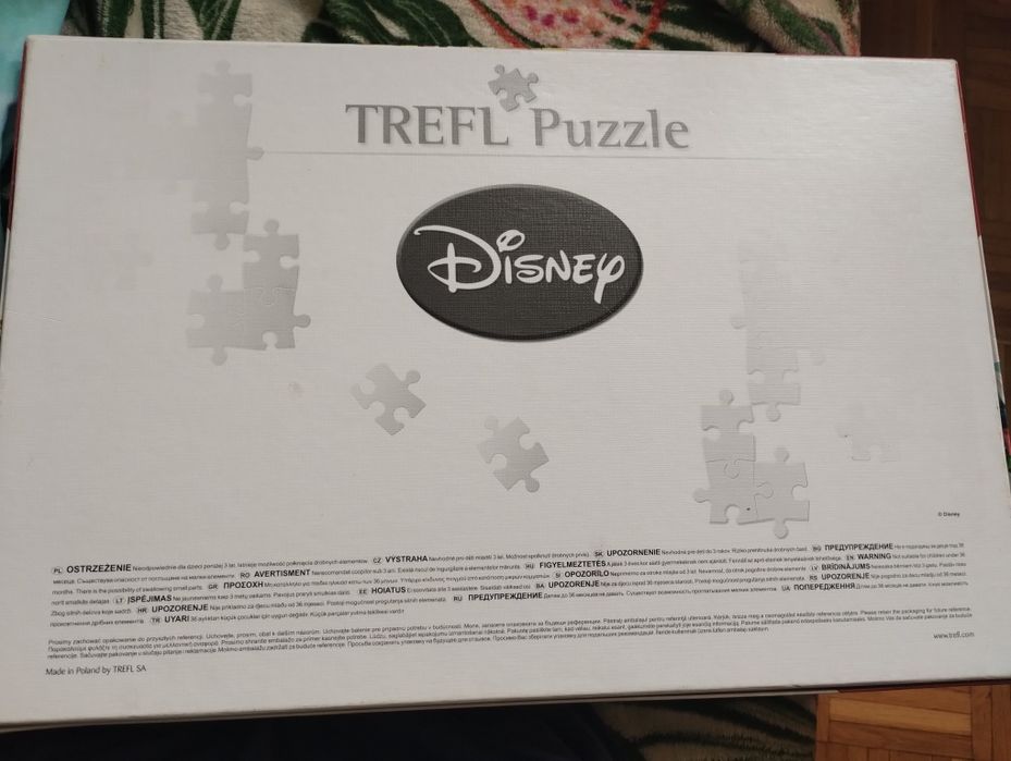 Puzzle Myszyka Miki plus karty Piotruś