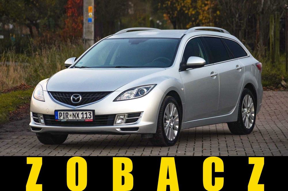 ŚLICZNA Mazda 6 Kombi - Benzyna - 1wł - 114tyś km - GWARANCJA!