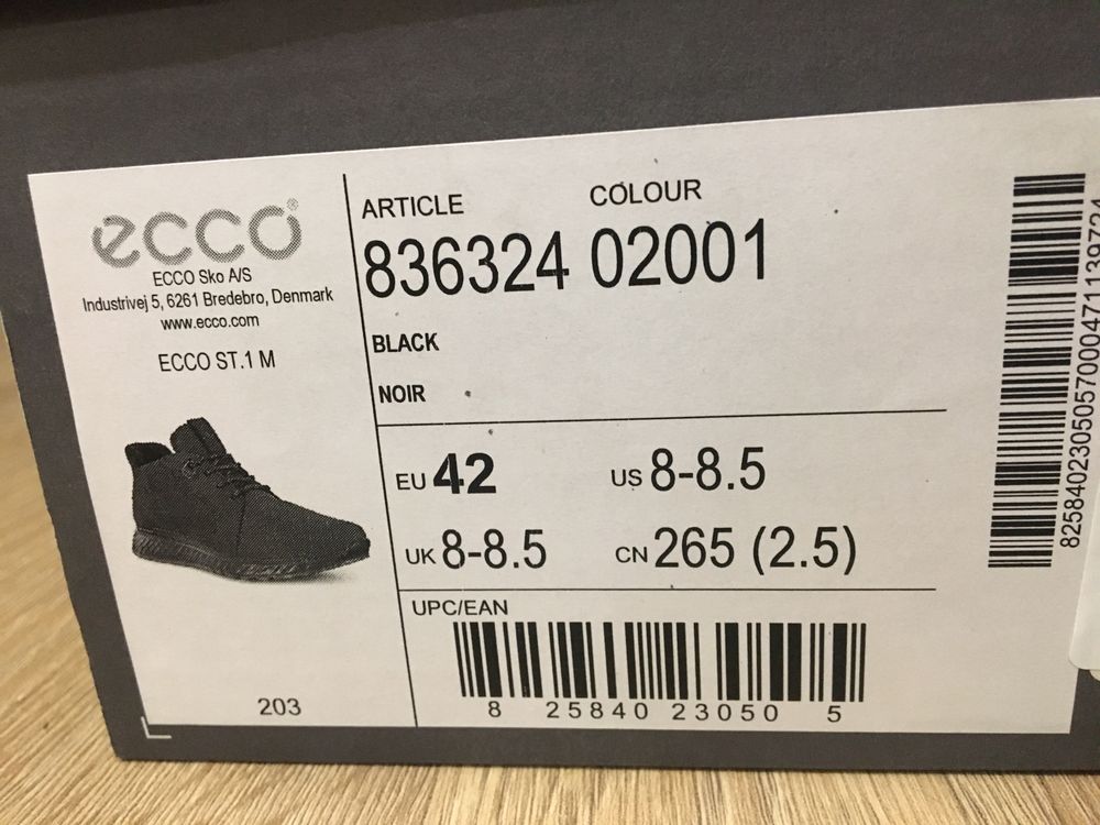 Мужские зимние ботинки ECCO ST.1,42