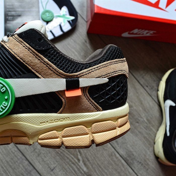 Мужские кроссовки NIKE ZOOM VOMERO 5 OFF-WHITE 'BLACK' 41-45