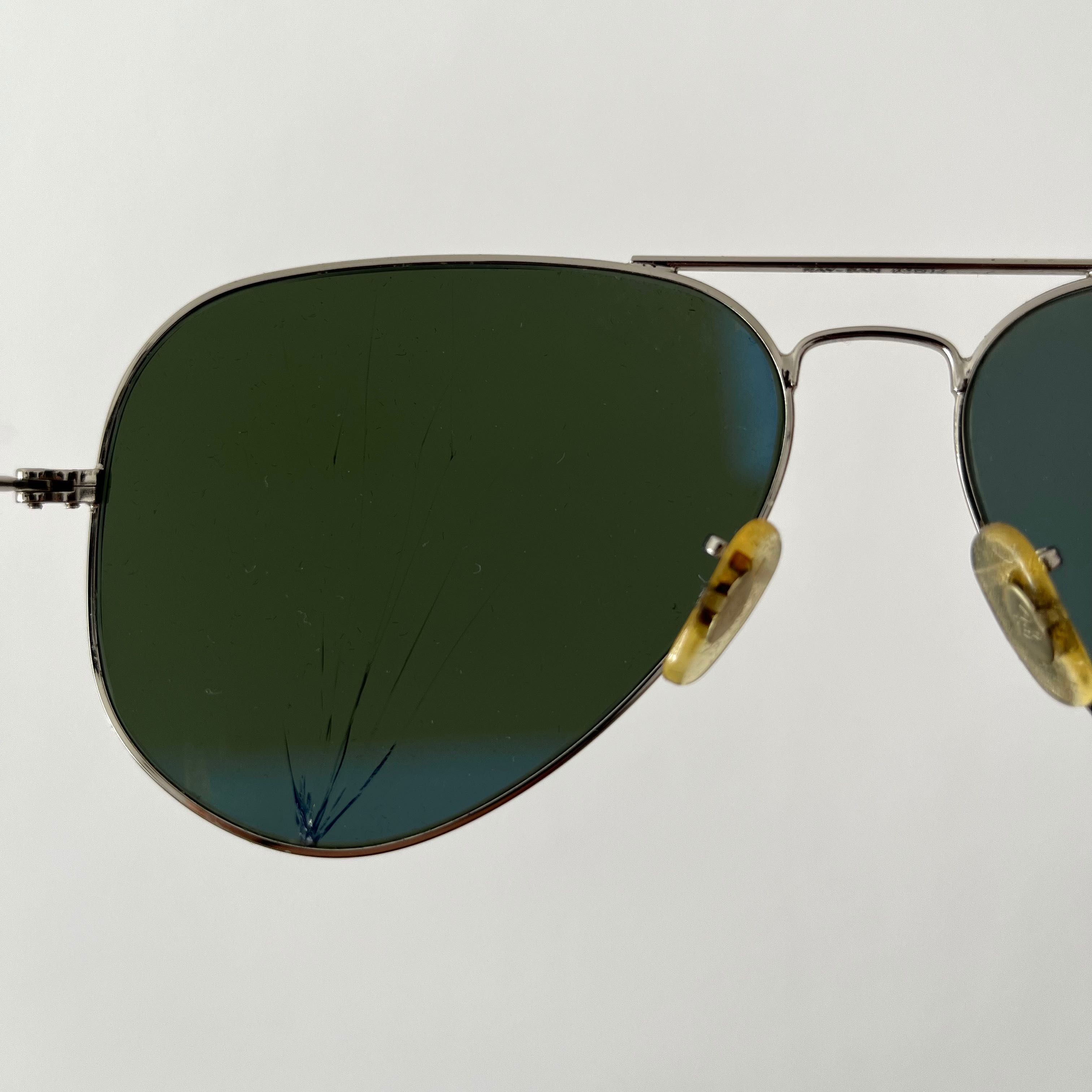 Ray-Ban P Aviator RB3025 Large + pokrowiec (USZKODZONE)