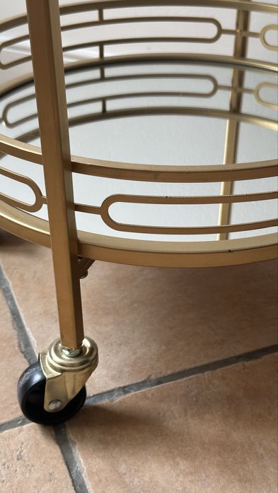 Carrinho/Bar Dourado