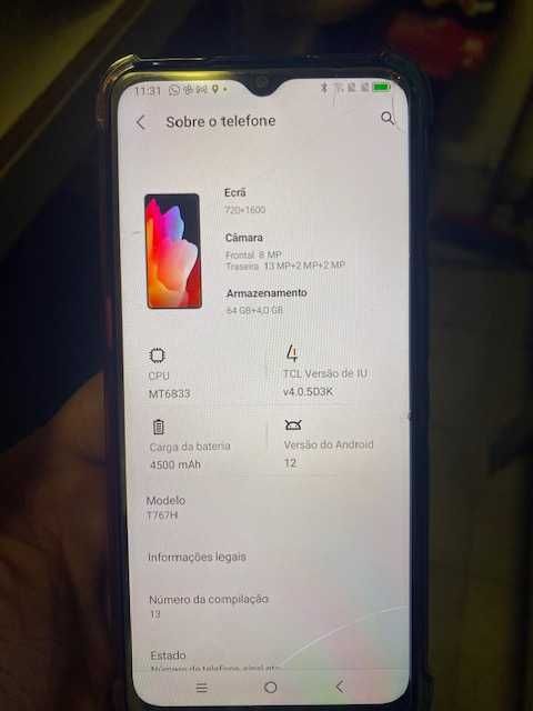 Telemovel TCL 20R