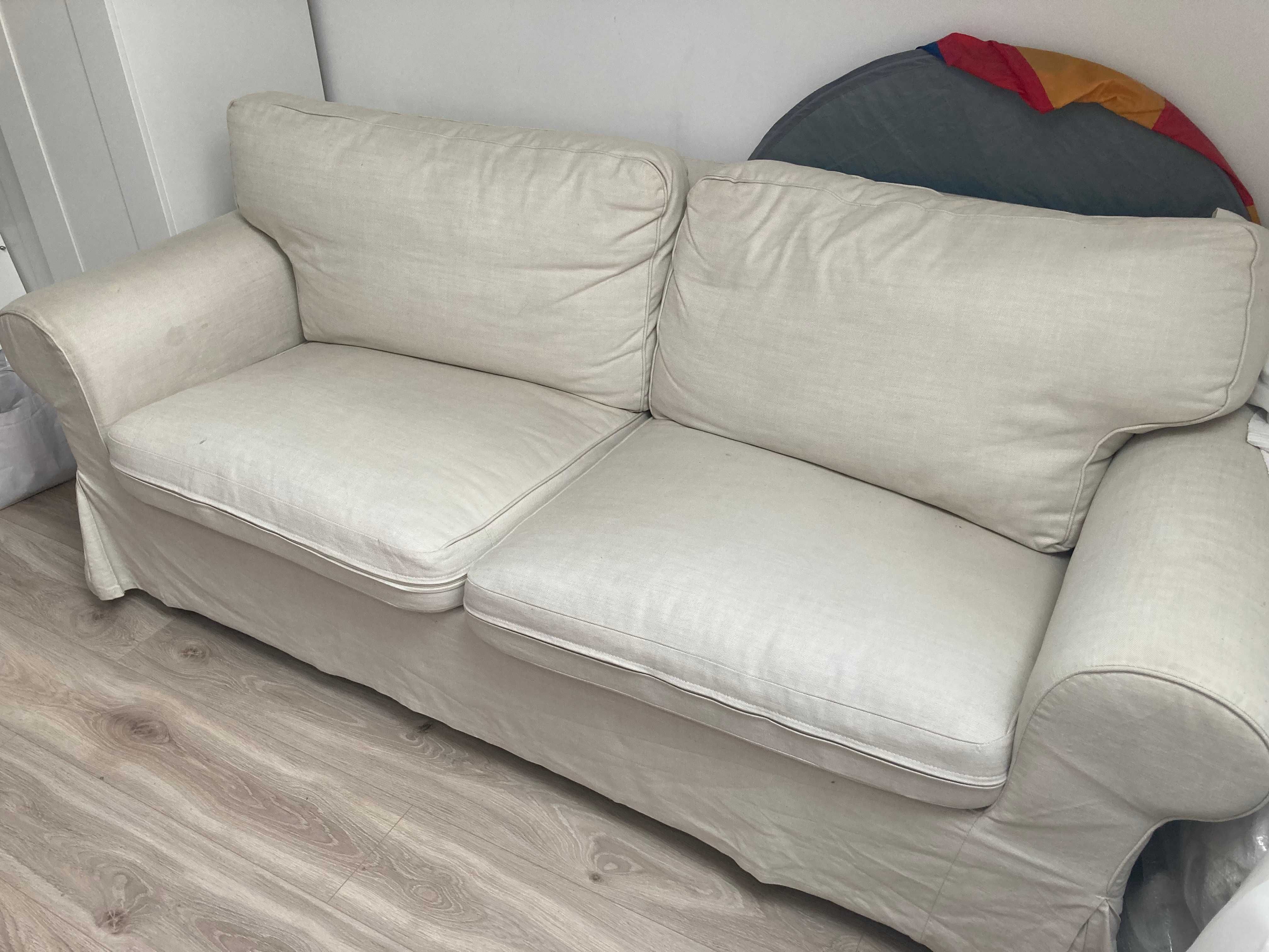 Sofa Ikea 2-osobowa, rozkładana, beżowa