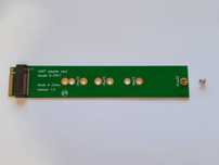 Adapter Riser dysku SSD NVMe PCIe3.0 x4 M.2 22110/2260/2242 w M.2 2280