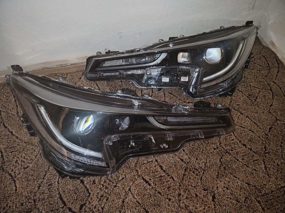 Nowe Lampy fullLED reflektory podwójna soczewka lewa prawa Corolla e21