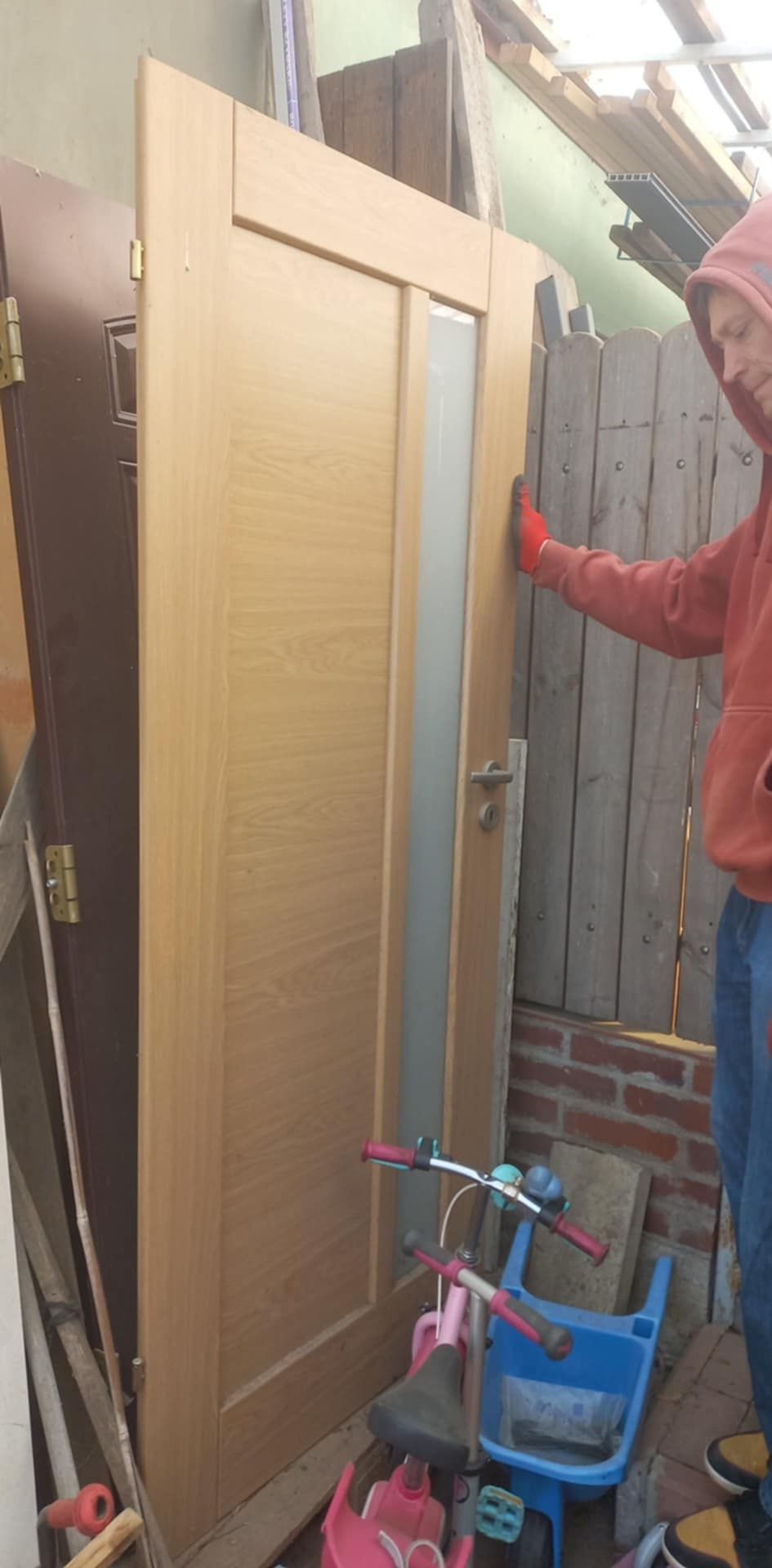 Drzwi wewnętrzne 84,5x203 jasny dab