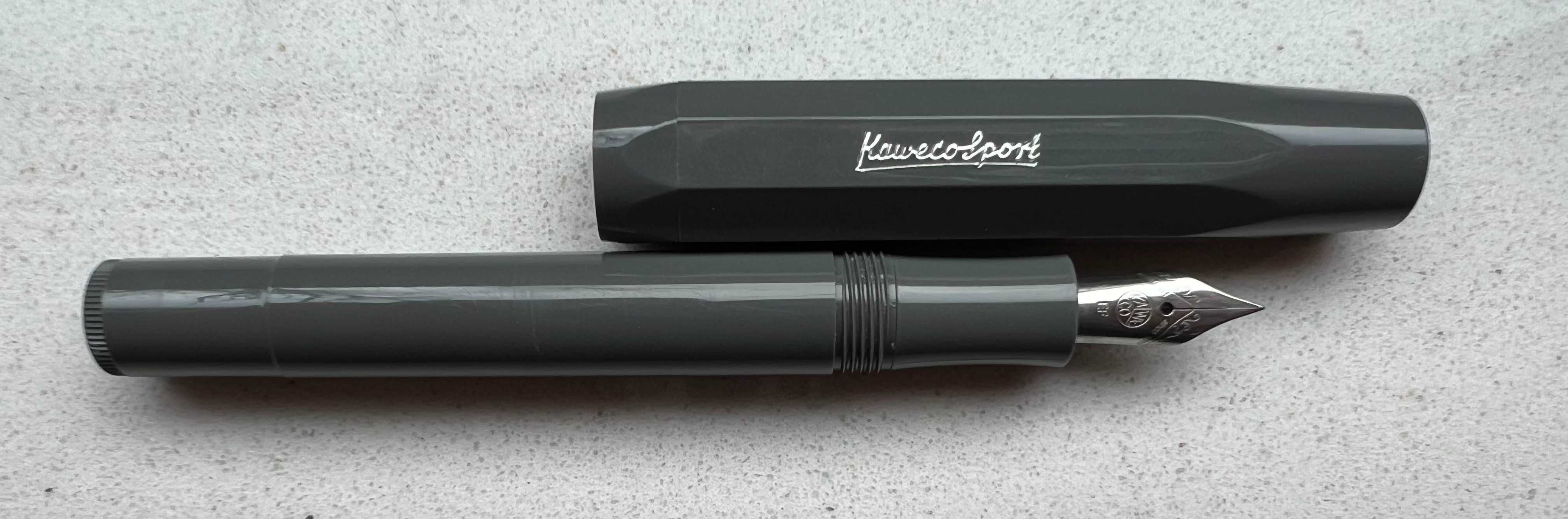 KAWECO SKYLINE SPORT GREY, pióro wieczne, Stalówka EF