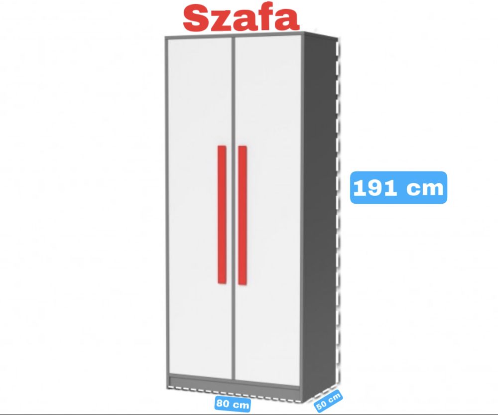 Zestaw mebli GIT szafa komoda regał