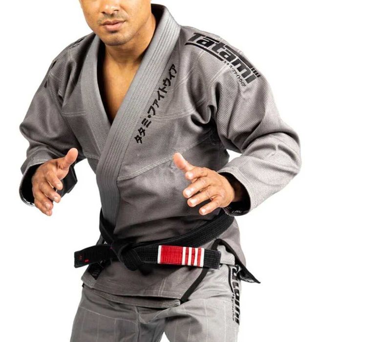 Kimono do Jiu Jitsu TATAMI Fightwear Estilo Black Label, BJJ GI, Szare