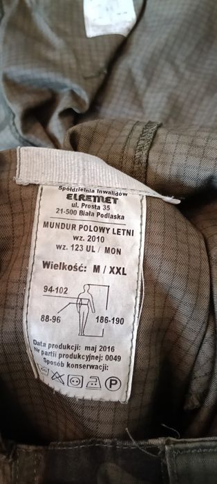 Mundur wz 10 wz 123 MON