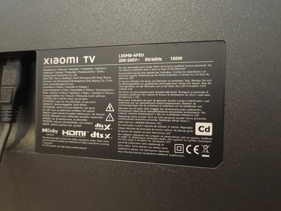 Xiaomi Smart TV QLED 4K A PRO 2026 55" com Google TV igual a nova