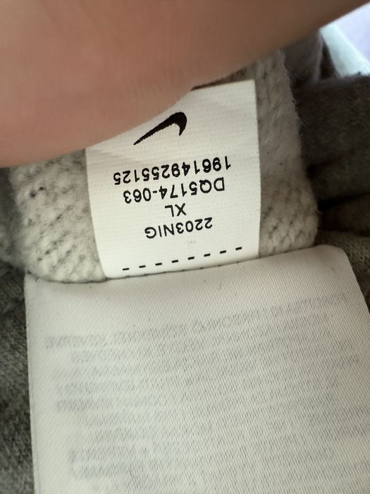 Spodnie nike szare xl