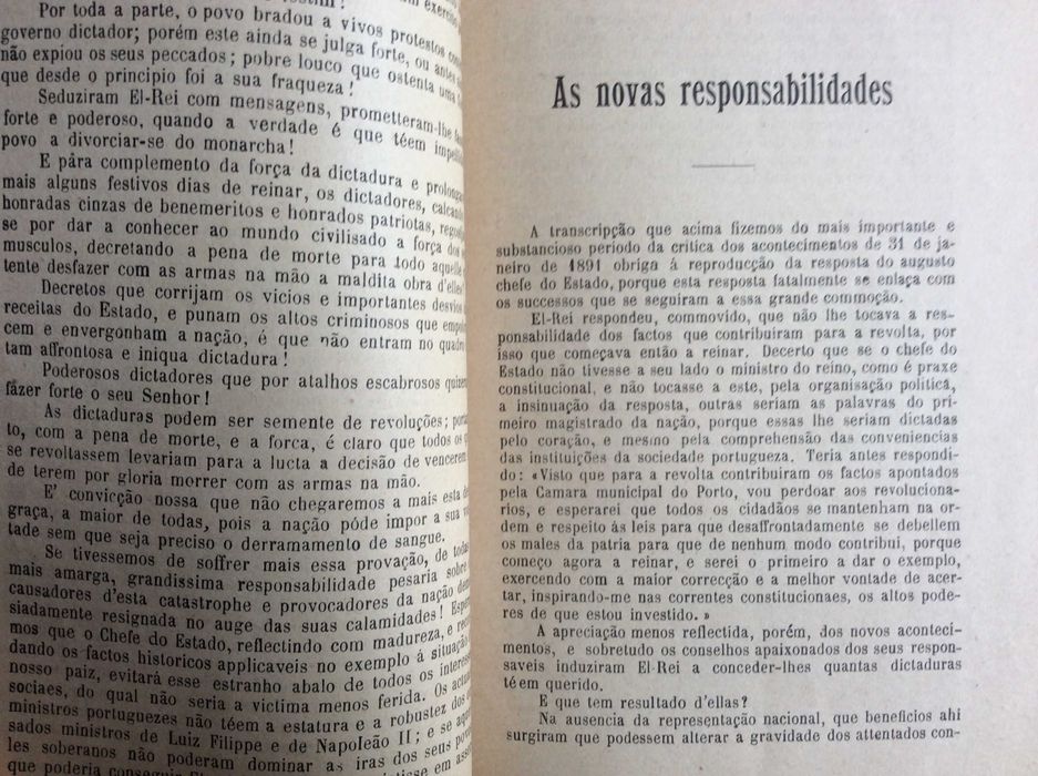 A Situação do Paiz - Abalos da Sociedade Portugueza, 1895. Raro