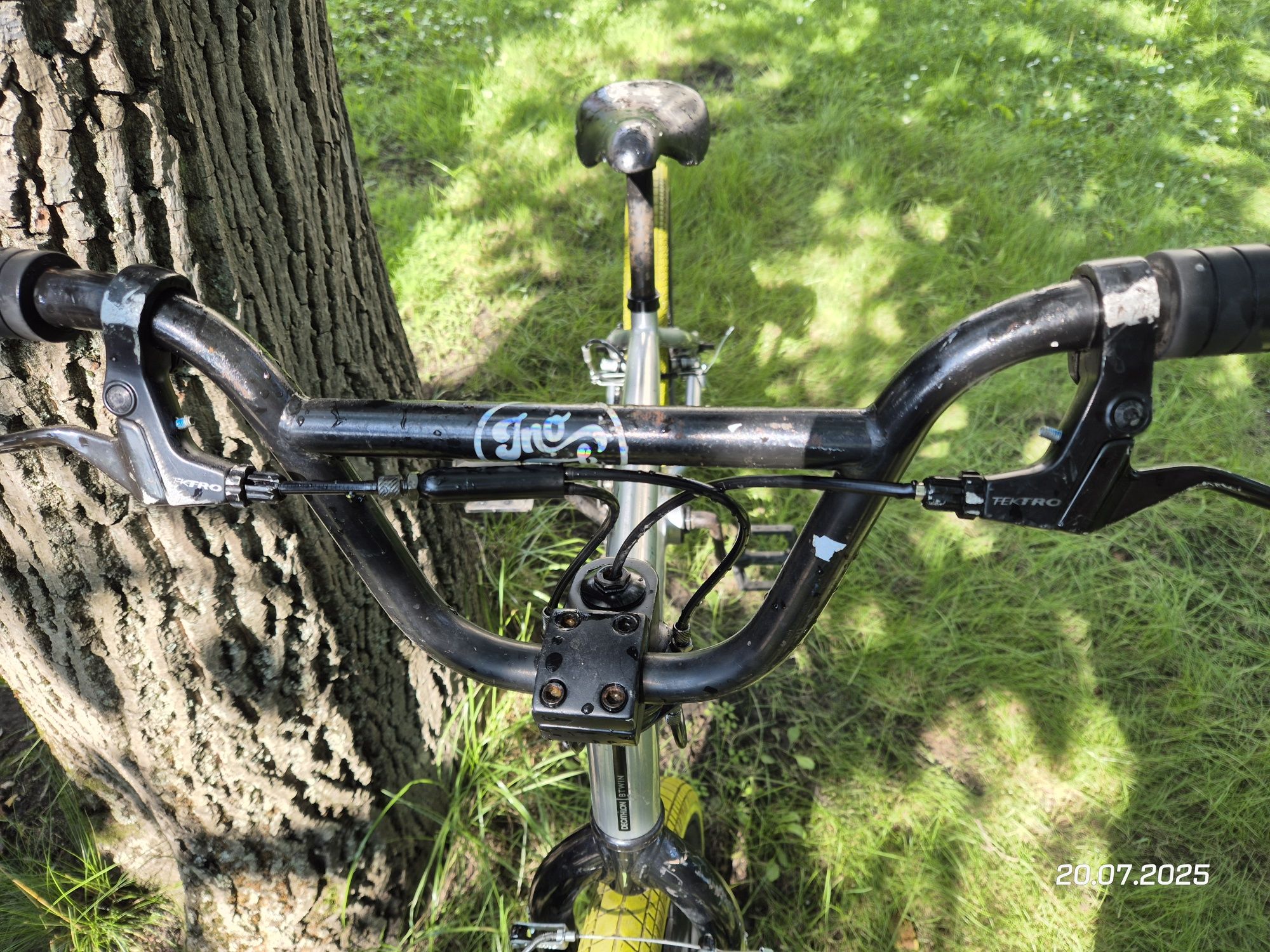Bmx model kupiony w decathlon