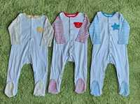 3 x Pajacyk MotherCare 92 cm Piżama 18-24 m-ce Śpioszki