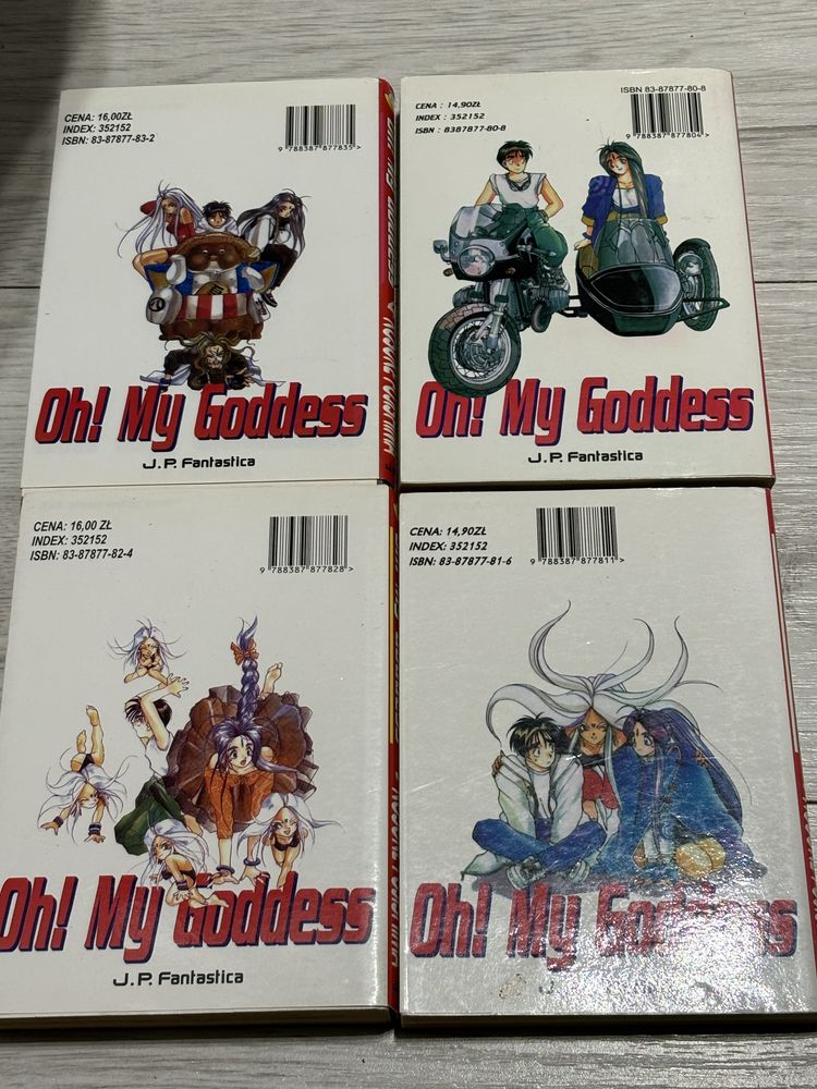 Manga Oh! My Goddess Kósuke Fujishima Tom 1-4