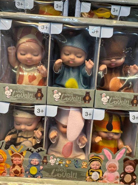 Неймовірно милі міні ляльки (набір 6 шт). Чудовий новорічний подарунок