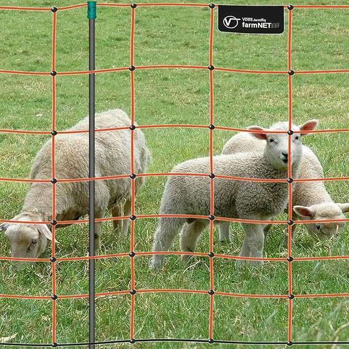Siatka dla owiec OviNet, 50m, 90 cm, poj. szpic, pomarańczowy, Kerbl
