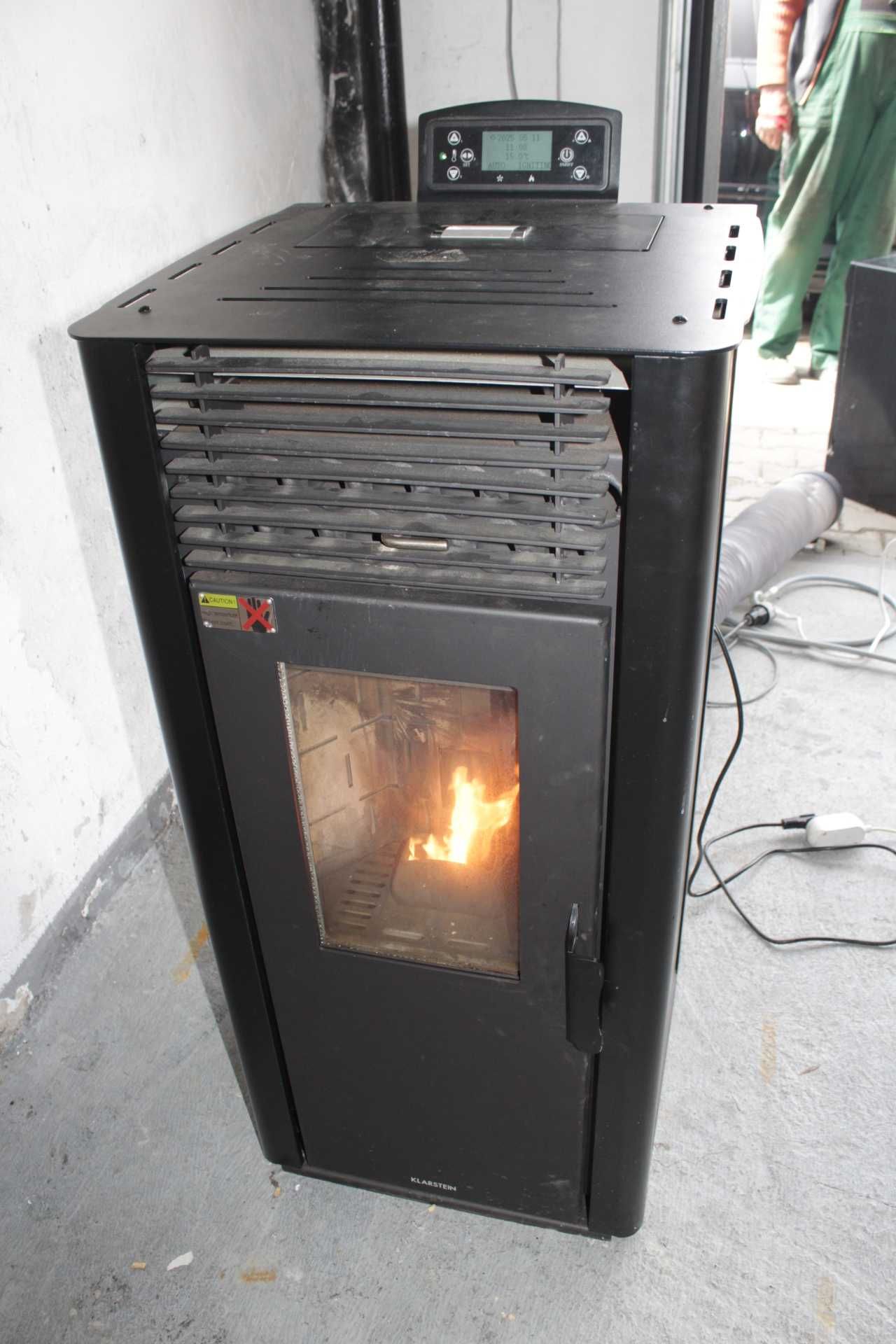 Klarstein Piec kominek na pellet pelet 5-10 KW z podajnikiem 29b .