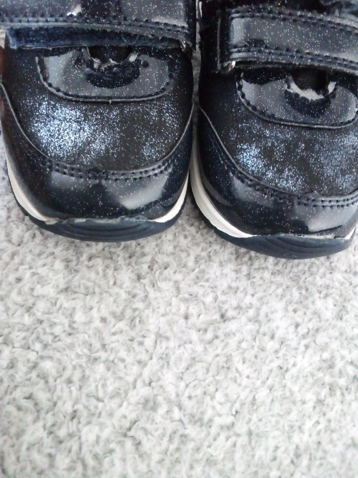 Dziewczęce granatowe sneakersy buty sportowe rzepy Nelli Blu CCC r. 22