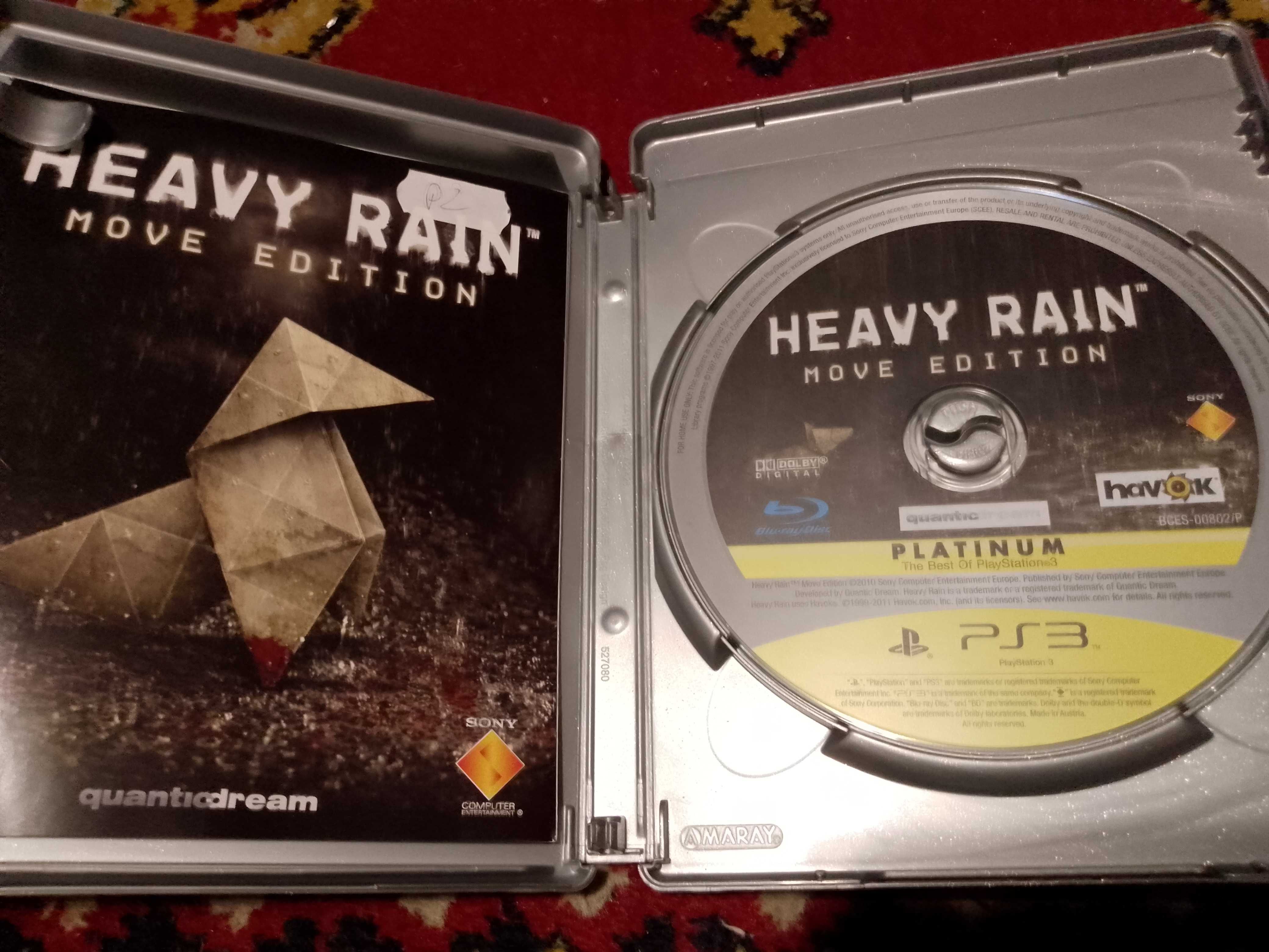 + Heavy Rain Move Edition PL + gra na PS3 w polskiej wersji, bdb