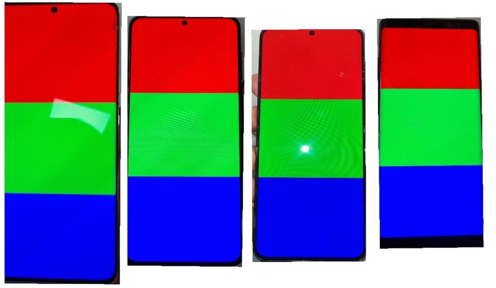 Wyświetlacz Zbitki 44 SZT  S21 plus s21 s22 ultra p40 pro note s20