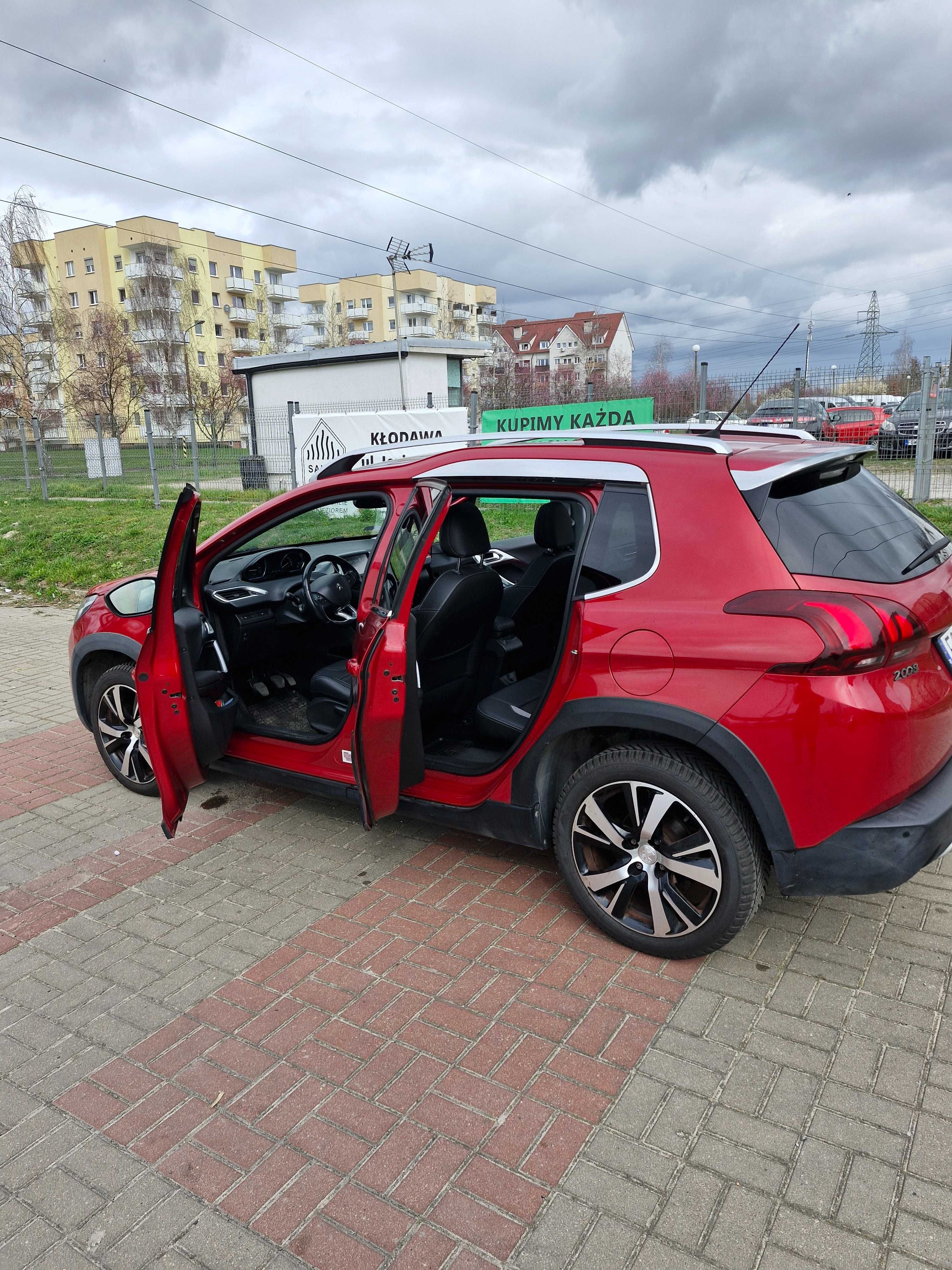 Śliczny Czerwony PEUGEOT 1,2 Pur Tech 130 kM