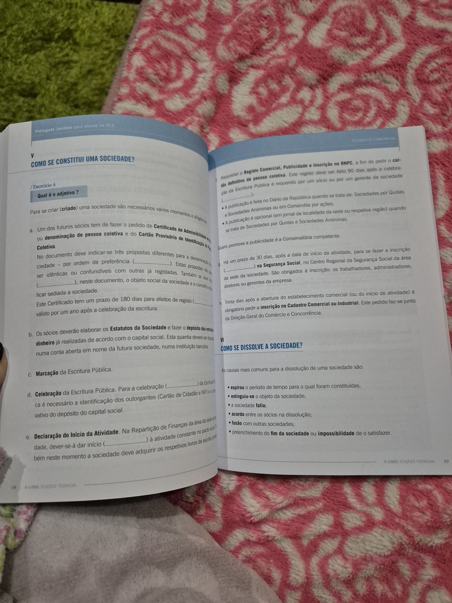 Português jurídico - PLE