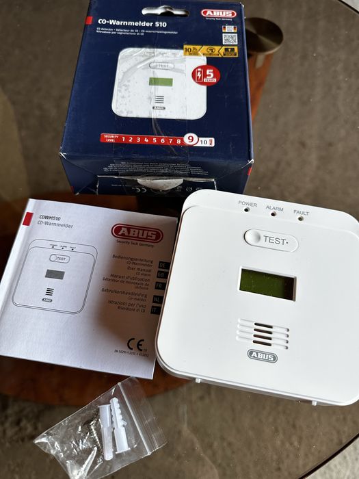 Сигналізація чадного газу ABUS COWM510 - детектор CO