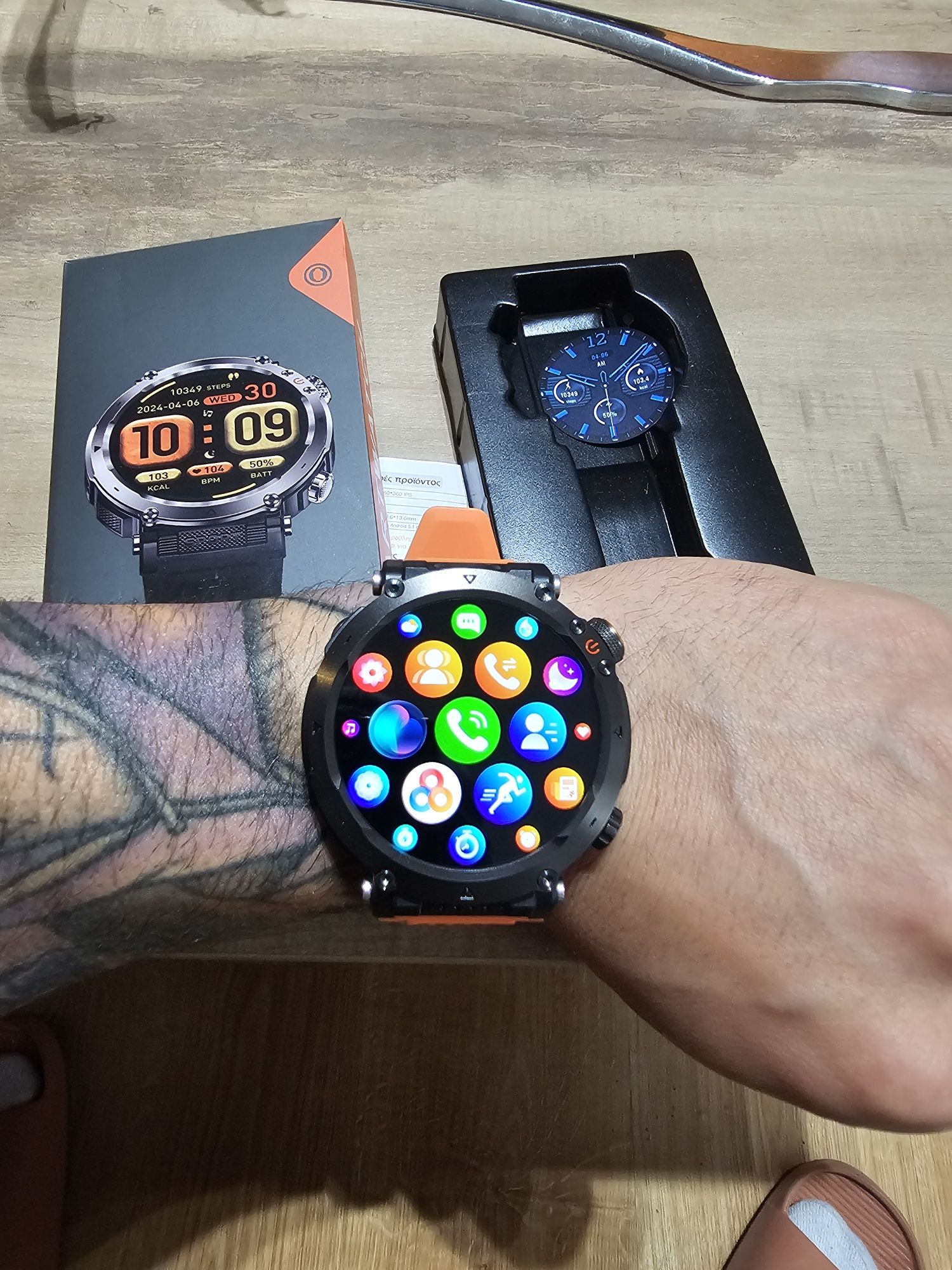 Zegarek sportowy led android LCD GPS